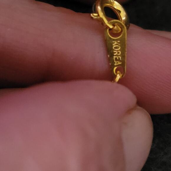 Vintage Napier Sand Dollar Necklace And Earrings Set Gold Toned Chain - Picture 6 of 9